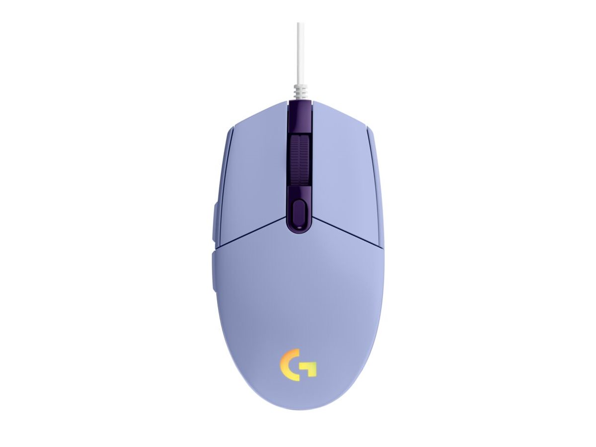 Logitech Gaming Mouse G203 LIGHTSYNC - Mouse - optical - 6 buttons - wired - USB - lilac - for Komplett Epic Gaming PC a125 Logitech Gaming Mouse G203 LIGHTSYNC - Mouse - optical - 6 buttons - wired - USB - lilac - for Komplett Epic Gaming PC a125