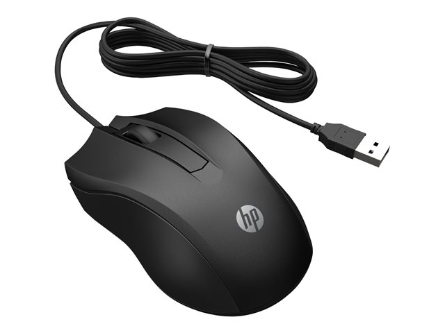 HP 105 - mouse - USB-A - black
