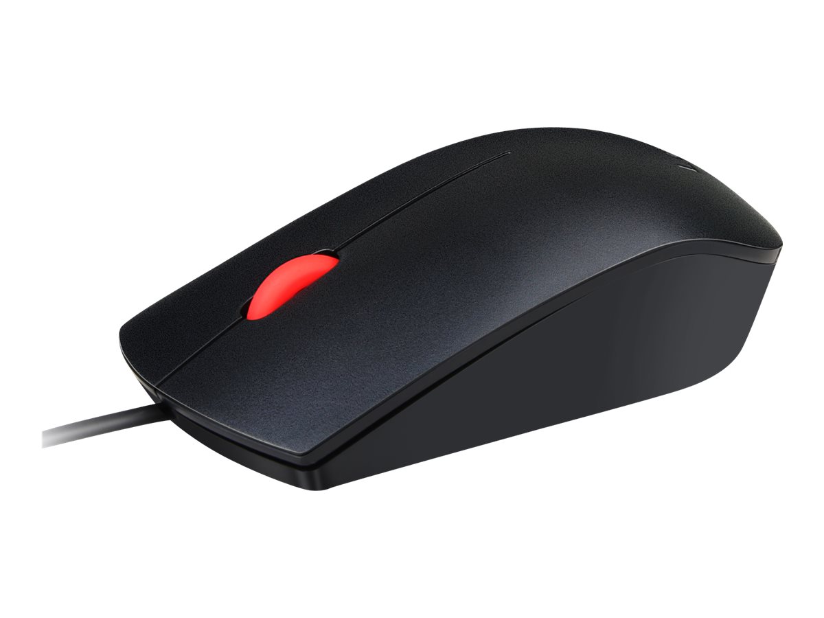Lenovo Essential - Mouse- USB - black Lenovo Essential - Mouse- USB - black
